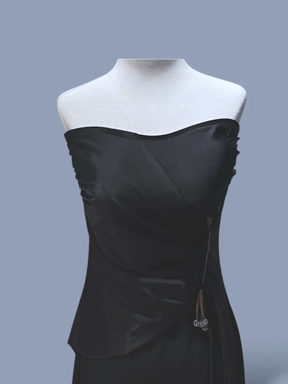 RARE NWOT Diva by Rachel Pappo Black Designer Resort Beach Dress Cover Up Sz 12 - Picture 5 of 13